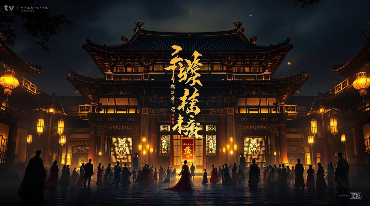 古装剧《长安夜未央》定档海报